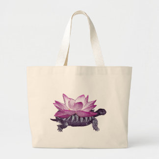 De Schildpad van Lotus Grote Tote Bag