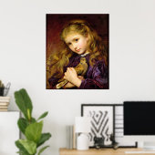 De schildpad van Sophie Anderson Poster (Thuiskantoor)