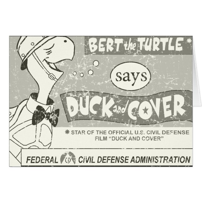 De schildpad waarschuwt (Voorkant Horizontaal)
