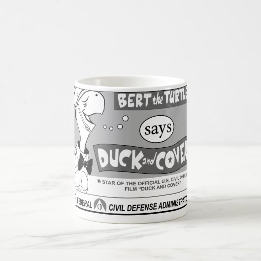 De schildpad waarschuwt koffiemok (Center)