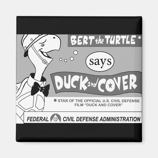 De schildpad waarschuwt magneet (Voorkant)