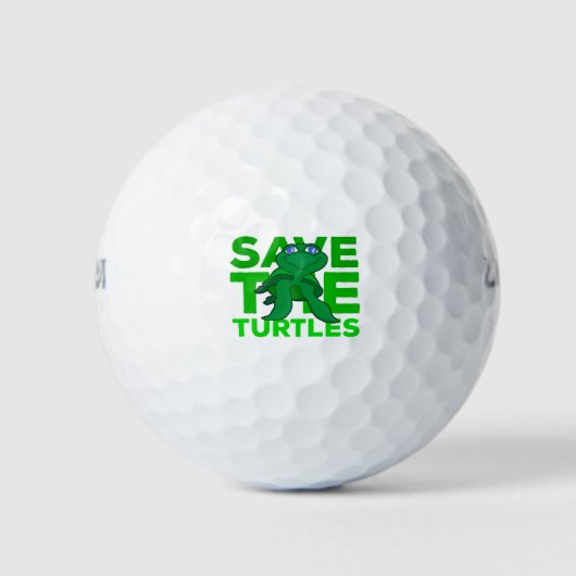 De schildpadden opslaan golfballen (Voorkant)