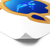 De schildpadden opslaan poster (Hoek)