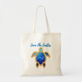 De schildpadden opslaan tote bag (Voorkant)