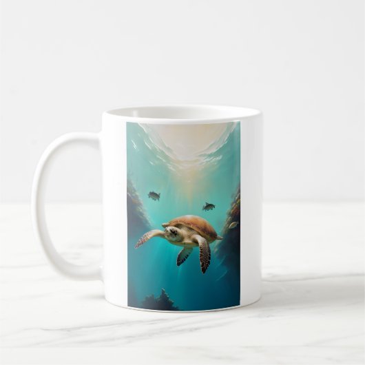 De Schildpadmok  Koffiemok (Links)