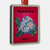 De schildpadversiering metalen ornament (Rechts)