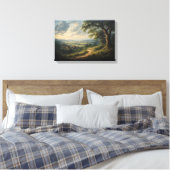 De Schildwacht van de Gouden Vallei Canvas Afdruk (Insitu (Slaapkamer))
