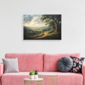 De Schildwacht van de Gouden Vallei Canvas Afdruk (Insitu (Woonkamer))
