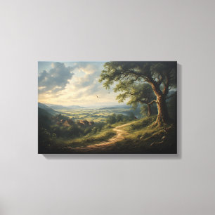 De Schildwacht van de Gouden Vallei Canvas Afdruk