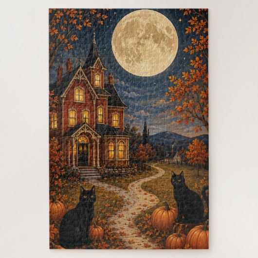 De Schildwachten van de Herfstmaan Legpuzzel (Verticaal)