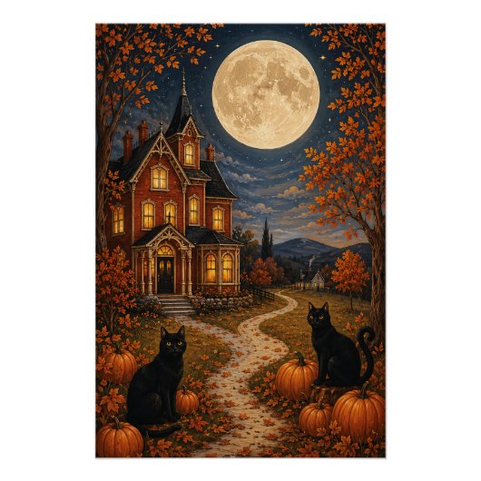 De Schildwachten van de Herfstmaan Perfect Poster (Voorkant)