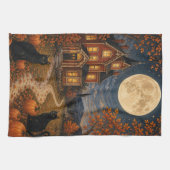 De Schildwachten van de Herfstmaan Theedoek (Horizontaal)