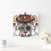 de schimmelaar steampunk vierkante klok (Huis)