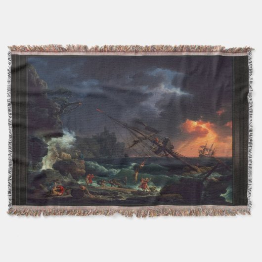 De schipbreuk van Claude Joseph Vernet Deken (Voorkant)
