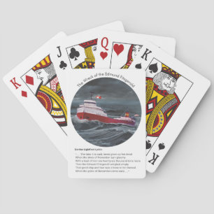 DE SCHIPBREUK VAN DE EDMUND FITZGERALD POKERKAARTEN