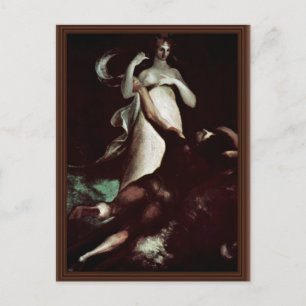 De schipbreuk van Odysseus door Johann Heinrich Fü Briefkaart