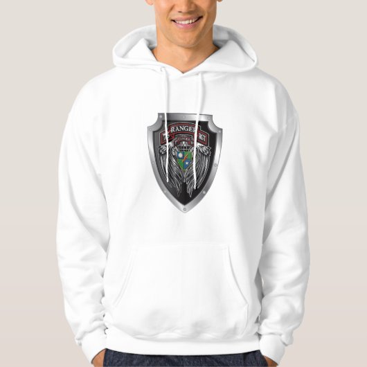 De schitterende 1e Bat 75e Regimental Rol van de R Hoodie (Voorkant)