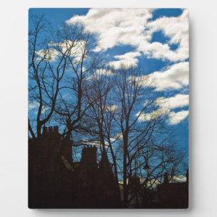DE SCHITTERENDE HEMEL VAN DE STAD FOTOPLAAT