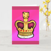 De schitterende tekening van de Kroon van het Kaart (Gele Bloem)