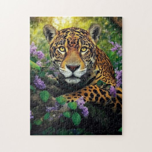 De schittering van de Cheetah Legpuzzel (Verticaal)