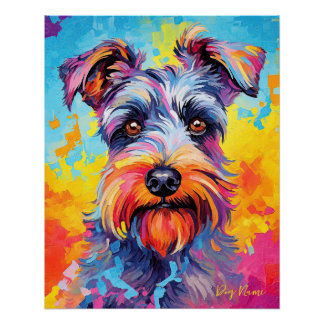 De Schnauzer Hond 004 - Zetton Ziana Perfect Poster
