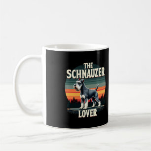 De Schnauzer Liefhebber - Retro Hondenontwerp Koffiemok
