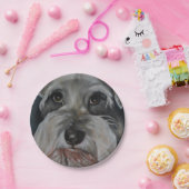 De Schnauzer Paper Borden Papieren Bordje (Feest)