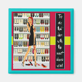 De schoen diva magneet (Voorkant)