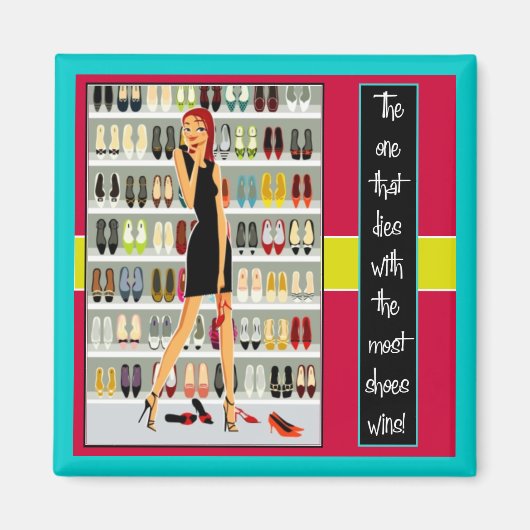 De schoen diva magneet (Voorkant)