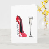 De Schoen van de Stiletto van de kurketrekker en Kaart (Gele Bloem)