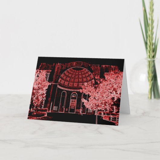 De Schoen van het neon Kaart (Voorkant)