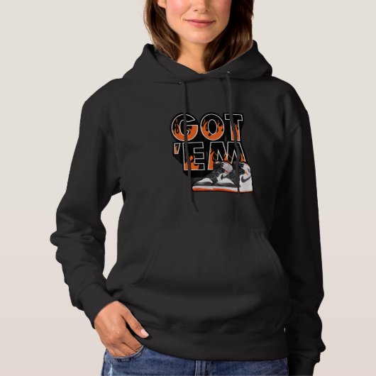 De schoenen kregen Em Sneaker Match 1 high Og Elec Hoodie (Voorkant)