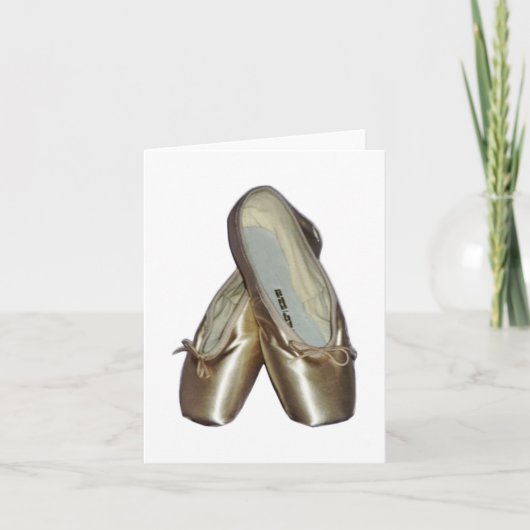De Schoenen Notecards van de teen Kaart (Voorkant)