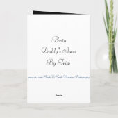 De Schoenen van de papa Kaart (Achterkant)