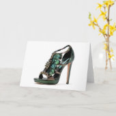 De Schoenen van de Pauw van het Citaat van Kaart (Gele Bloem)