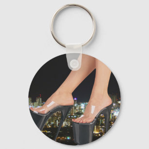 De Schoenen van de stad - het Art. van de Stiletto Sleutelhanger