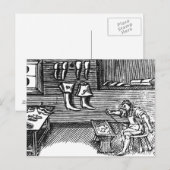 De schoenmaker briefkaart (Voorkant / Achterkant)