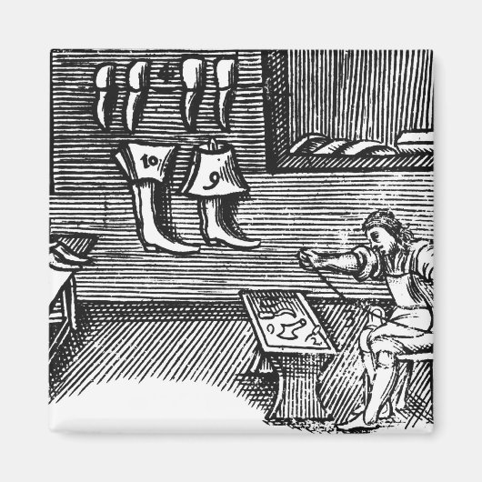 De schoenmaker magneet (Voorkant)