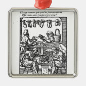 De schoenmaker metalen ornament (Voorkant)