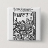 De schoenmaker vierkante button 5,1 cm (Voorkant)