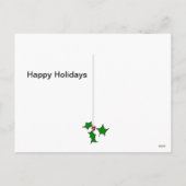 De Schoffels van de vakantie Feestdagenkaart (Achterkant)