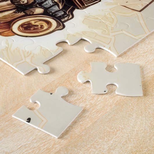 De Schok Aap Puzzel (Zijkant)
