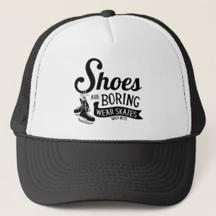 De schokken kleven Draag Hockey Schaatsen Trucker Pet