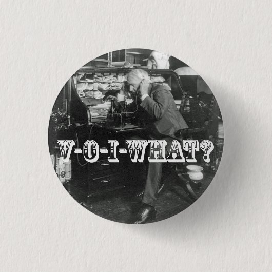 De schokkende Inleiding van Telefoon VoIP Ronde Button 3,2 Cm (Voorkant)