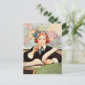 De Scholar Briefkaart (Staand voorkant)