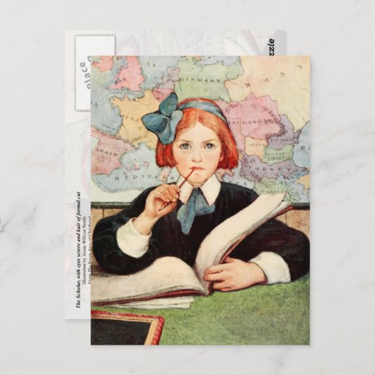 De Scholar Briefkaart (Voorkant / Achterkant)