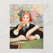 De Scholar Briefkaart (Voorkant)