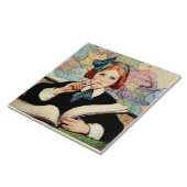 De Scholar van Jessie Willcox Smith Tegeltje (Zijkant)