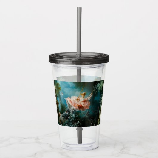 De Schommel Fragonard Acryl Drinkbeker (Voorkant)