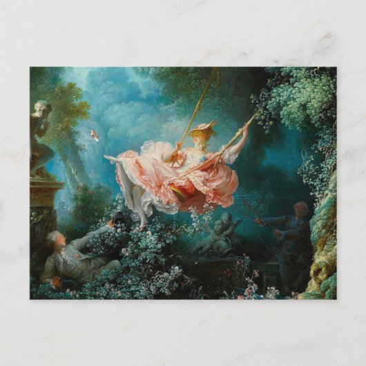 De Schommel Fragonard Briefkaart (Voorkant)